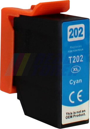Atramentový cartridge Epson 202XC (C13T02H24010/ 202XL) cyan (modrý), kompatibilný