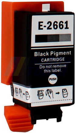 Atramentový cartridge Epson 2661 (C13T26614010) black (čierny), kompatibilný