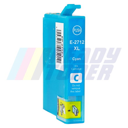 Atramentový cartridge Epson 2712 (C13T27124010 / T2712) cyan (modrý), kompatibilný