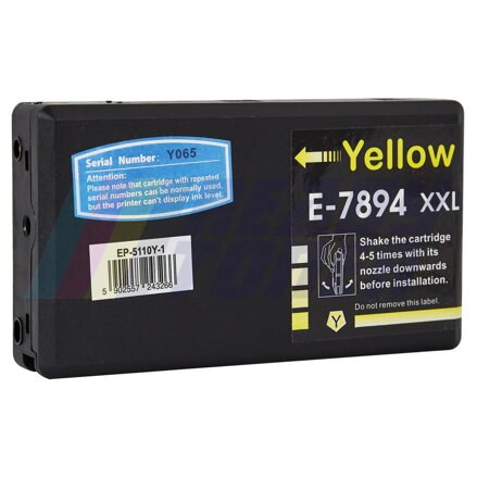 Atramentový cartridge Epson 5110Y (C13T789440 / T7894) yellow (žltý), kompatibilný