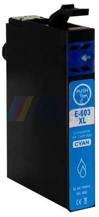 Atramentový cartridge Epson 603XC (C13T03A24010 / 603XL) cyan (modrý), kompatibilný