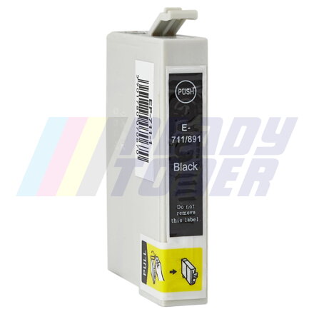 Atramentový cartridge Epson 711 (C13T07114011 / T0711) black (čierny), kompatibilný