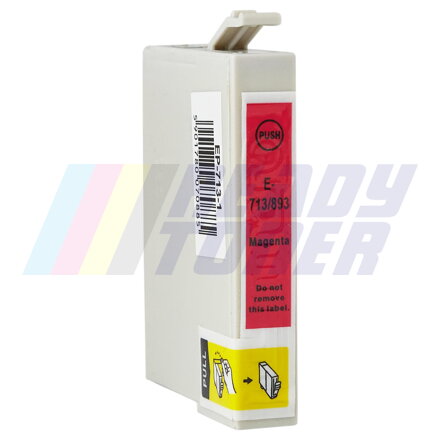 Atramentový cartridge Epson 713 (C13T07134011 / T0713) magenta (purpurový), kompatibilný