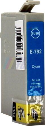 Atramentový cartridge Epson 792 (C13T07924010 / T0792) cyan (modrý), kompatibilný