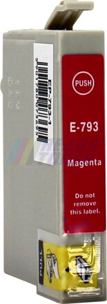 Atramentový cartridge Epson 793 (C13T07934010 / T0793) magenta (purpurový), kompatibilný
