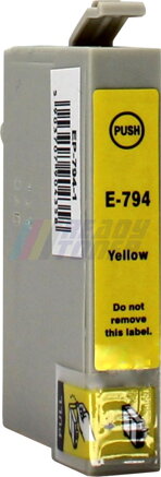 Atramentový cartridge Epson 794 (C13T07944010 / T0794) yellow (žltý), kompatibilný