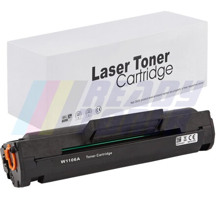 Laserový toner HP 106A (W1106A) bez čipu, black (čierny), kompatibilný