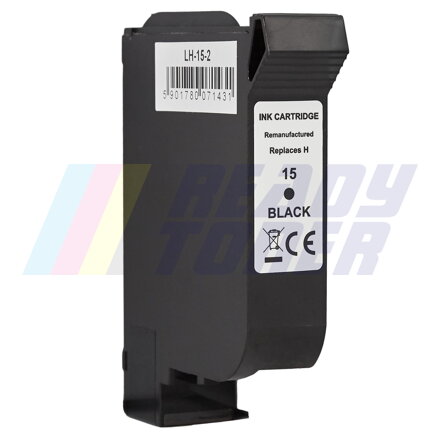 Atramentový cartridge HP 15XL (C6615DE) black (čierny), kompatibilný