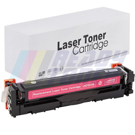 Laserový toner HP 207X (W2213X) bez čipu, magenta (purpurový), kompatibilný