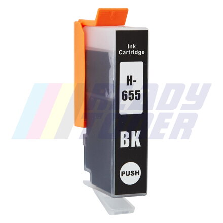 Atramentový cartridge HP 655 (CZ109AE) black (čierny), kompatibilný