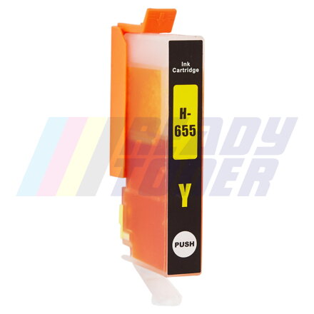 Atramentový cartridge HP 655 (CZ112AE) yellow (žltý), kompatibilný