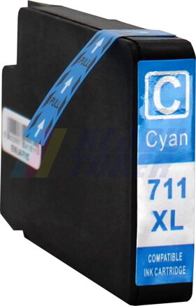 Atramentový cartridge HP 711 (CZ130A) cyan (modrý), kompatibilný