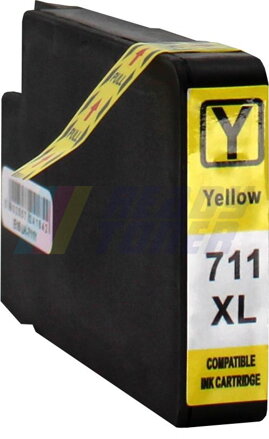 Atramentový cartridge HP 711 (CZ132A) yellow (žltý), kompatibilný
