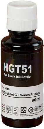 Náhradná atramentová náplň HP GT51 (M0H57AE) black (čierna), kompatibilná