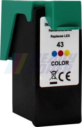 Atramentový cartridge Lexmark 43XL (18YX143E) multicolor (farebný), kompatibilný