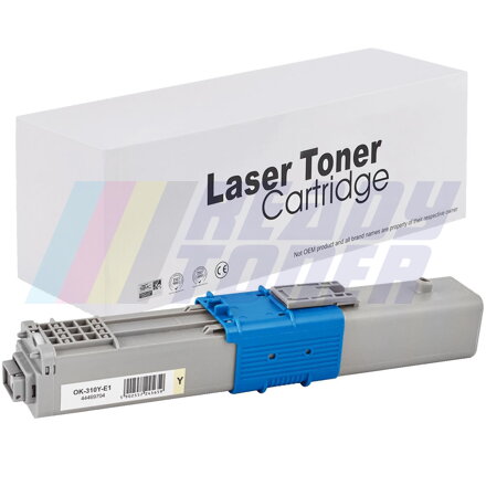 Laserový toner OKi 310Y (44469704) yellow (žltý), kompatibilný