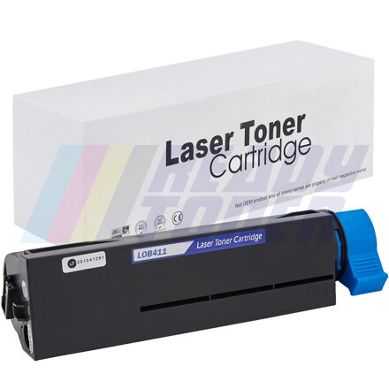 Laserový toner OKi 411 (44574702) black (čierny), kompatibilný