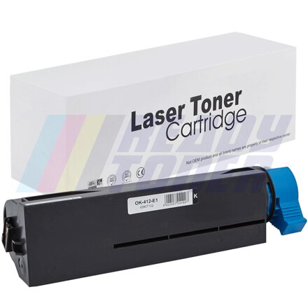 Laserový toner OKi 412 (45807102) black (čierny), kompatibilný
