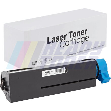 Laserový toner OKi 492 (45807111) black (čierny), kompatibilný
