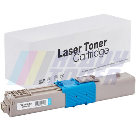Laserový toner OKi 510C (44469724) cyan (modrý), kompatibilný