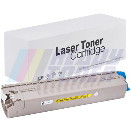 Laserový toner OKi 853Y (45862837) yellow (žltý), kompatibilný