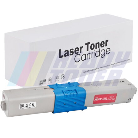 Laserový toner OKi C332XM (46508710) magenta (purpurový), kompatibilný