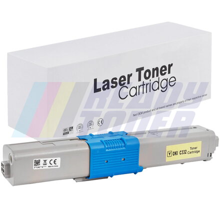 Laserový toner OKi C332XY (46508709) yellow (žltý), kompatibilný