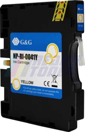 Atramentový cartridge Ricoh GC41XY (405764) yellow (žltý), kompatibilný