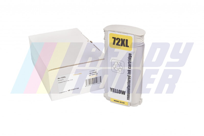 Atramentový cartridge HP 72XL (C9373A) yellow (žltý), kompatibilný Atramentový cartridge HP 72XL (C9373A) yellow (žltý), kompatibilný