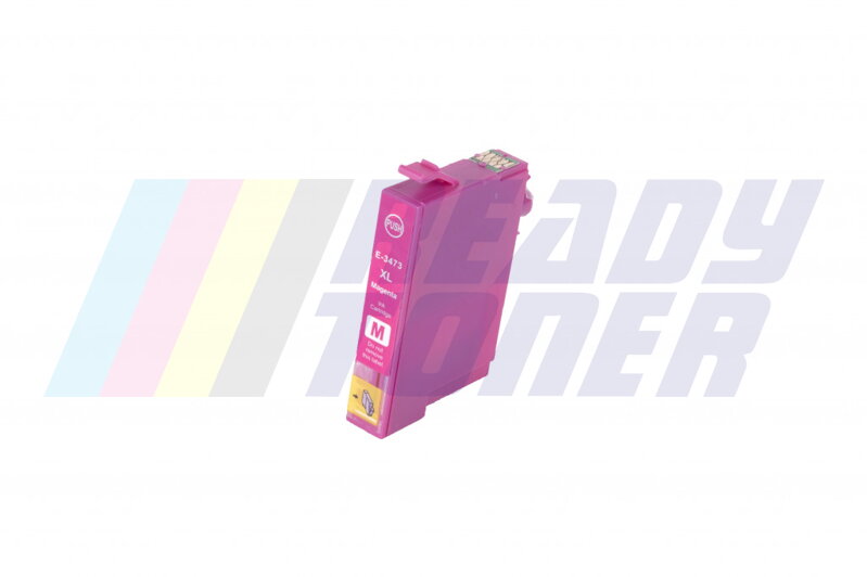 Atramentový cartridge Epson C13T34734010, 34XL, magenta (purpurový), kompatibilný