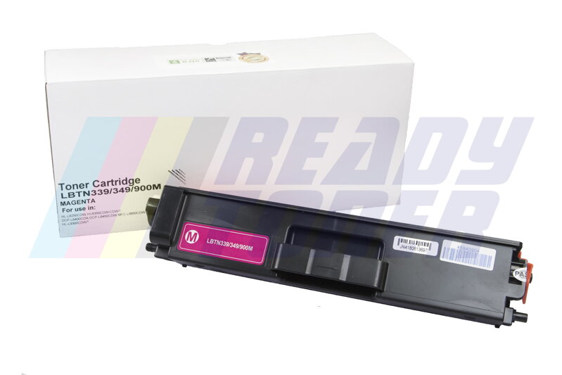 Laserový toner Brother TN900M, TN329M, TN349M, magenta (purpurový), kompatibilný
