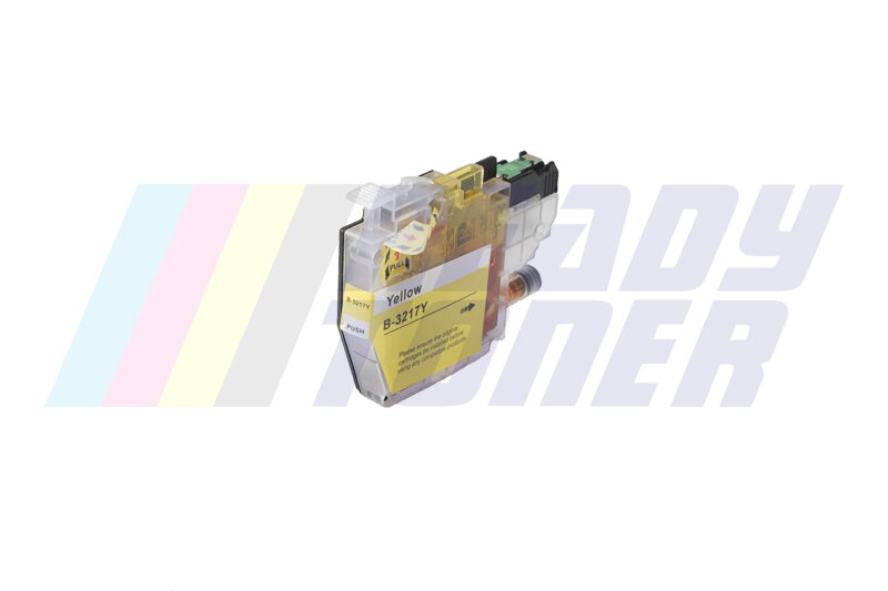 Atramentový cartridge Brother LC3217Y, yellow (žltý), kompatibilný