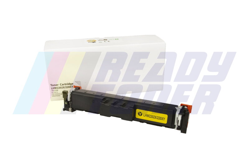 Laserový toner HP 220X (W2202X), yellow (žltý), kompatibilný