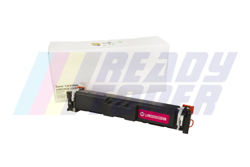Laserový toner HP 220X (W2203X), magenta (purpurový), kompatibilný