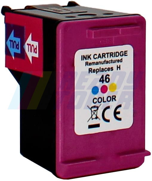 Atramentový cartridge HP 46 (CZ638AE) multicolor (farebný), kompatibilný