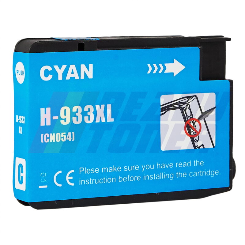 Atramentový cartridge HP 933XL (CN054AE) cyan (modrý), kompatibilný Atramentový cartridge HP 933XL (CN054AE) cyan (modrý), kompatibilný