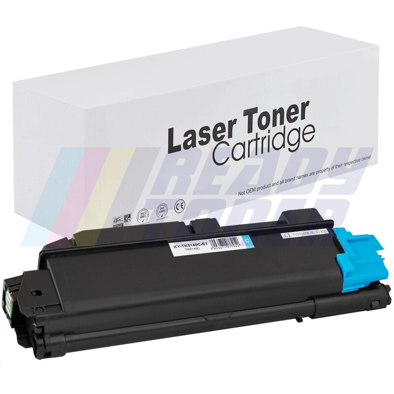 Laserový toner Kyocera TK5140C, cyan (modrý), kompatibilný