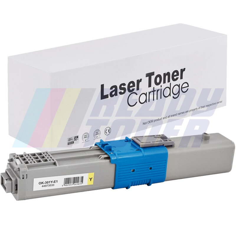 Laserový toner OKi 301Y (44973533) yellow (žltý), kompatibilný