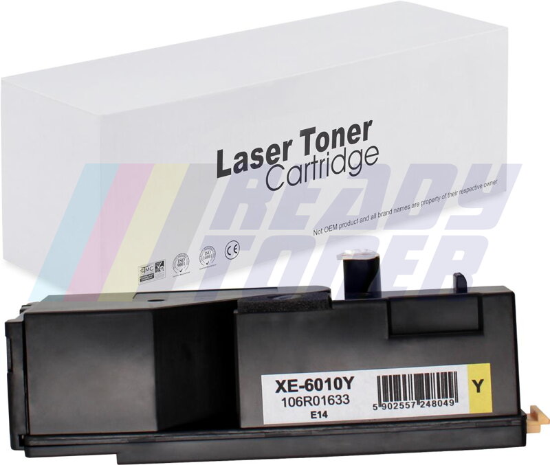 Laserový toner Xerox 6010Y (106R01633) yellow (žltá), kompatibilný