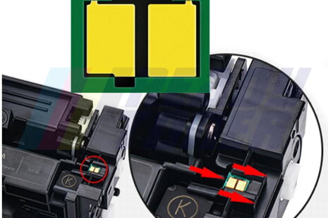 Čip na laserovom toneri Toner s čipom